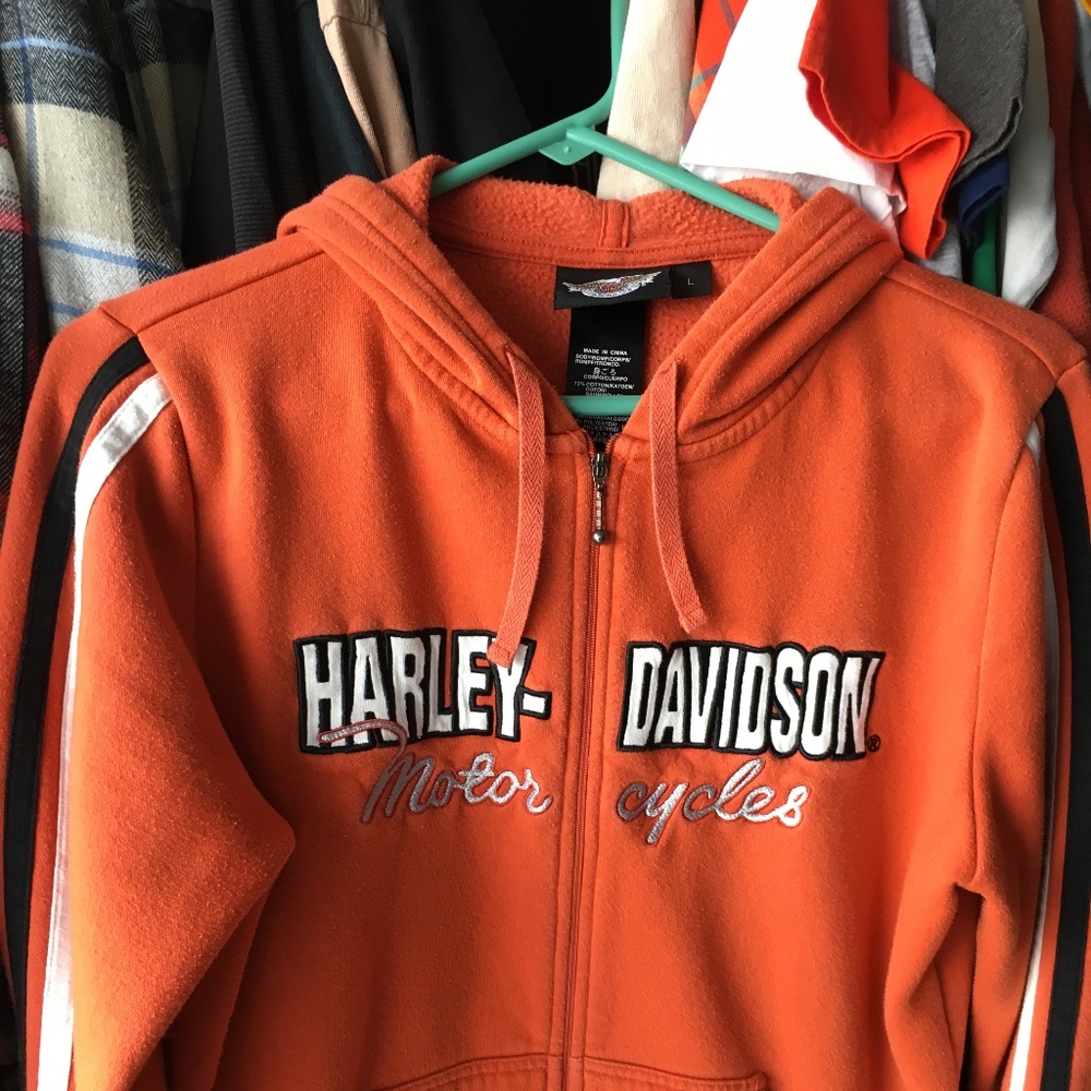 Womens Harley Davidson Zip up Hoodie